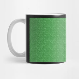 Abstract Light Green Pattern Natural Flow Updated Vintage Mug